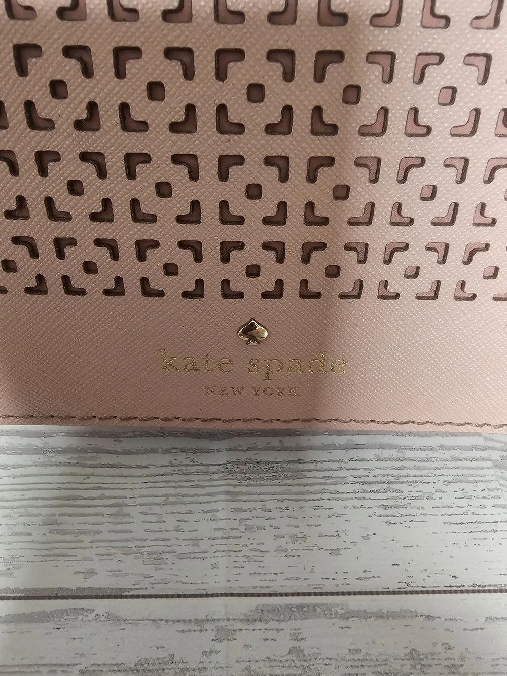 kate spade New York Pink Perforated Crossbody Bag